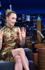 SAOIRSE RONAN at Tonight Show Starring Jimmy Fallon in New York City 11/07/2024