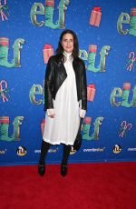 SARA BAREILLES at Elf 2nd Broadway Revival Opening Night in New York 11/17/2024