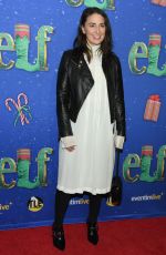 SARA BAREILLES at Elf 2nd Broadway Revival Opening Night in New York 11/17/2024