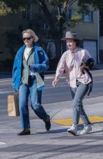 SARA GILBERT ona  Coffee Stroll with a Friend in Los Angeles 11/18/2024