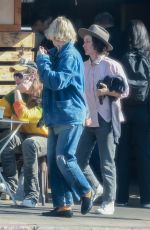 SARA GILBERT ona  Coffee Stroll with a Friend in Los Angeles 11/18/2024