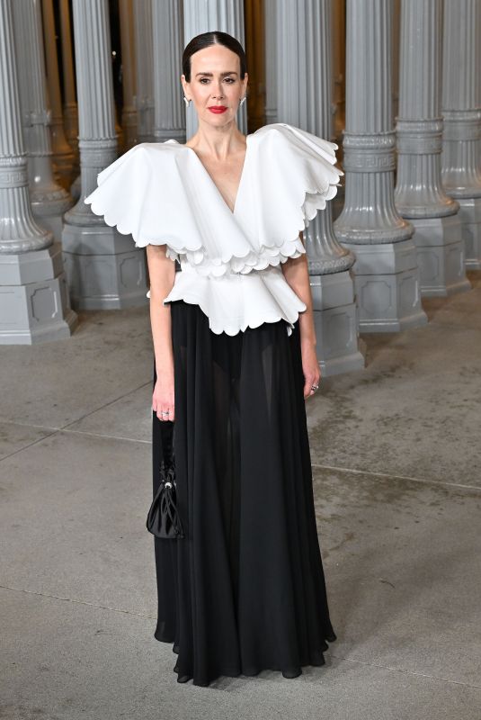 SARAH PAULSON at 2024 LACMA Art and Film Gala Presented by Gucci in Los Angeles 11/02/2024