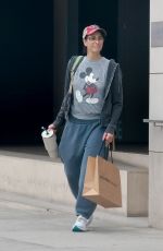 SARAH SILVERMAN in a Mickey Mouse Sweatshirt Out Shopping in Beverly Hills 11/26/2024
