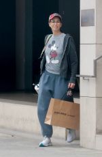 SARAH SILVERMAN in a Mickey Mouse Sweatshirt Out Shopping in Beverly Hills 11/26/2024
