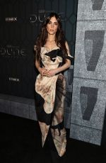 SARAH-SOFIE BOUSSNINA at Dune: Prophecy Premiere Afterparty in New York 10/30/2024