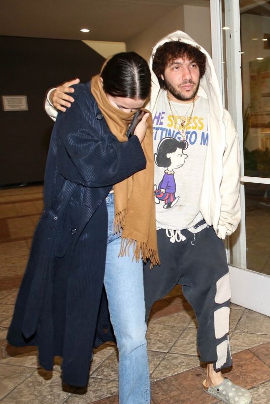 SELENA GOMEZ and Benny Blanco Leaves Dinner Date at Sushi Park in West Hollywood 11/06/2024