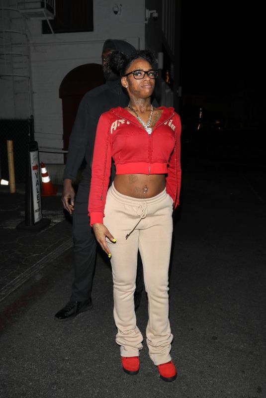 SEXXY RED Leaves Funke Restaurant in Beverly Hills 11/13/2024