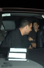 SHANINA SHAIK Arrives at Leonardo DiCaprio