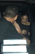 SHANINA SHAIK Arrives at Leonardo DiCaprio