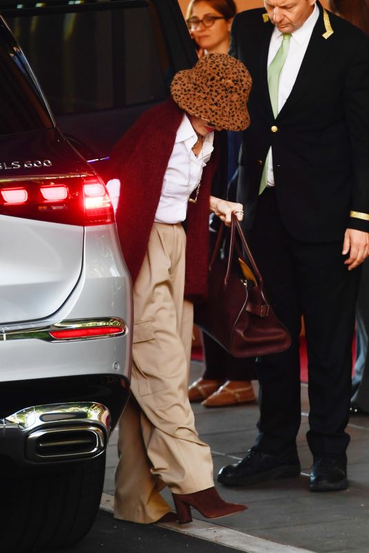 SHARON OSBOURNE Arrives at Beverly Hills Hotel in Los Angeles 11/13/2024