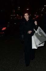 SHARON OSBOURNE Heading to Her Hotel After Shopping in Bond Street in London 11/05/2024