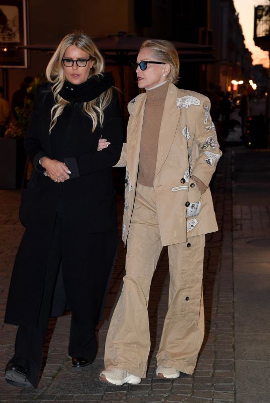SHARON STONE and TIZIANA ROCCA Night Out at Turin Film Festival 11/23/2024