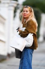 SIENNA MILLER Out and About in Notting Hill 11/28/2024