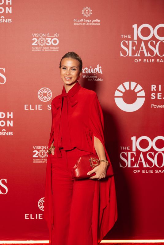 SIMONA JAKSTAITE at Elie Saab Anniversary Fashion Show 1001 Seasons of Elie Saab at The Venue in Riyadh 11/13/2024