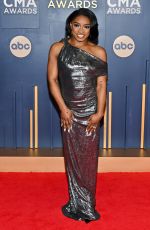 SIMONE BILES at 58th Annual CMA Awards at Bridgestone Arena in Nashville 11/20/2024
