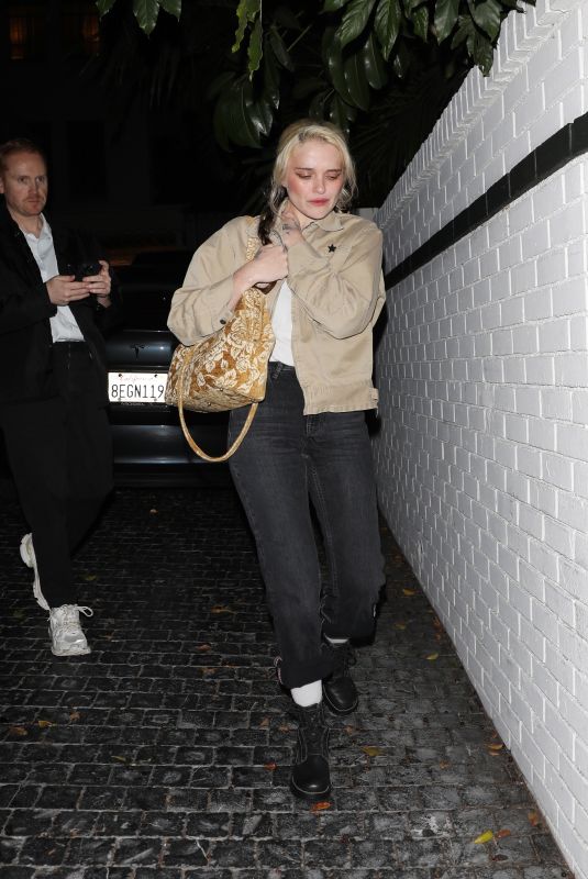 SKY FERREIRA Leaves Chateau Marmont Hotel with a Friend in Los Angeles 11/10/2024