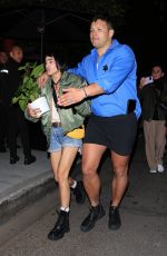 SOFIA BOUTELLA Arrives at Kendall Jenner