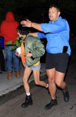 SOFIA BOUTELLA Arrives at Kendall Jenner