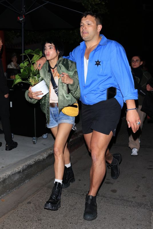 SOFIA BOUTELLA Arrives at Kendall Jenner