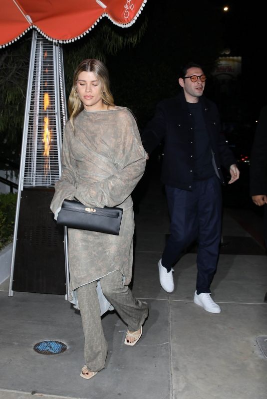SOFIA RICHIE and hubby Elliot Grainge Arrives at The Birds Street Club in West Hollywood 11/08/2024