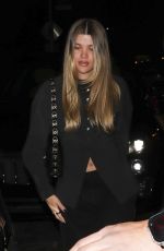 SOFIA RICHIE Leaves The Bird Streets Club in West Hollywood 11/23/2024