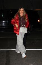 SOFIA VERGARA Night Out in New York 11/18/2024