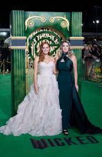 SOPHIE EVANS and ALICE FEARN at Wicked: Part One Premiere at Royal Festival Hall in London 11/18/2024