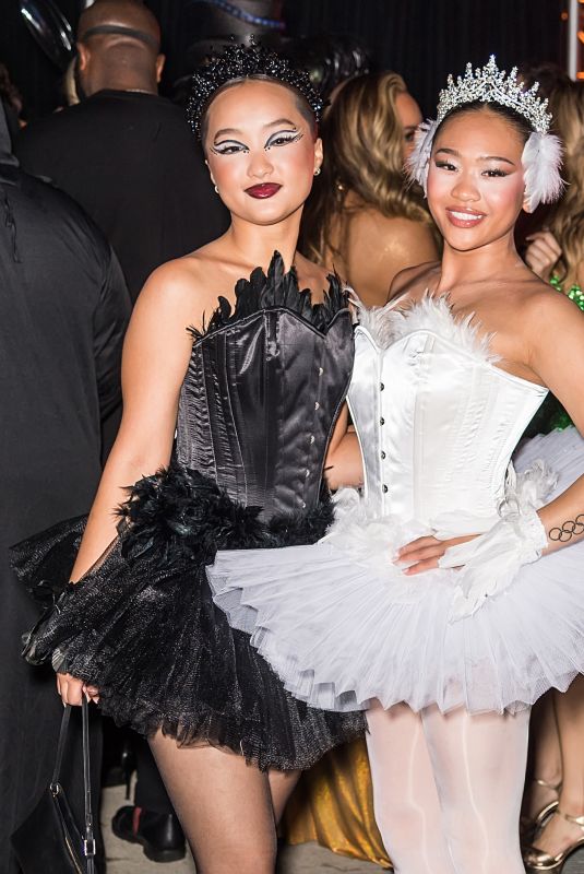 SUNISA and SHEYENNE LEE Arrives at Heidi Klum