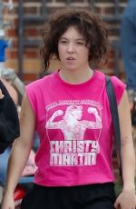 SYDNEY SWEENEY on the Set of Her Boxing Biopic in Gastonia 10/29/2024