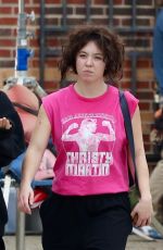 SYDNEY SWEENEY on the Set of Her Boxing Biopic in Gastonia 10/29/2024