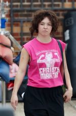 SYDNEY SWEENEY on the Set of Her Boxing Biopic in Gastonia 10/29/2024