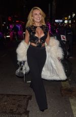 TALLIA STORM Arrives at Lio Leicester Square in London 11/01/2024