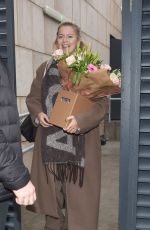 TASHA GHOURI Leaves Hotel in Blackpool 11/16/2024