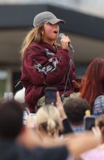 TATE MCRAE Performs on The Entertainment Quarters Carpark Rooftop in Sydney 11/12/2024