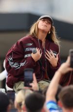 TATE MCRAE Performs on The Entertainment Quarters Carpark Rooftop in Sydney 11/12/2024