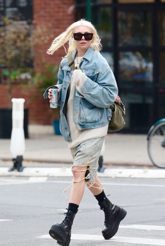 TAYLOR MOMSEN Out and About in New York 11/04/2024