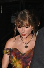 TAYLOR SWIFT Leaves Chez Margaux in New York 11/08/2024