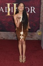 TEALA DUNN at Gladiator II Premiere at TCL Chinese Theatre in Los Angeles 11/18/2024