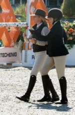 TEDDI MELLENCAMP at an Equestrian Competition in La Quinta 11/09/2024