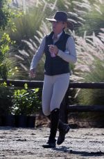 TEDDI MELLENCAMP at an Equestrian Competition in La Quinta 11/09/2024