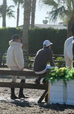 TEDDI MELLENCAMP at an Equestrian Competition in La Quinta 11/09/2024