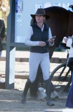 TEDDI MELLENCAMP at an Equestrian Competition in La Quinta 11/09/2024