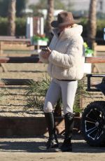 TEDDI MELLENCAMP at an Equestrian Competition in La Quinta 11/09/2024