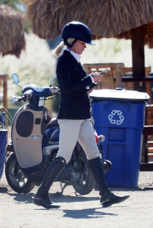 TEDDI MELLENCAMP at an Equestrian Competition in La Quinta 11/09/2024