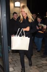 TESS DALY Arrives Back at Her Hotel in Blackpool 11/15/2024