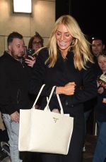 TESS DALY Arrives Back at Her Hotel in Blackpool 11/15/2024