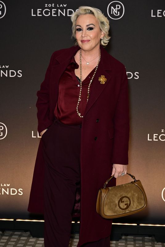 TESSA HARTMANN at Zoe Law: Legends Private View at National Portrait Gallery in London 11/28/2024