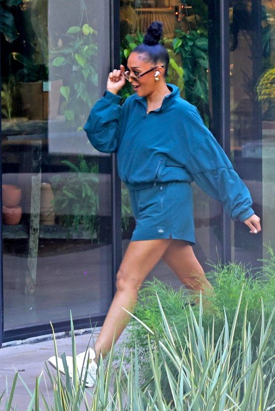 TIA MOWRY at Van Leeuwen Ice Cream in Los Angeles 11/18/2024