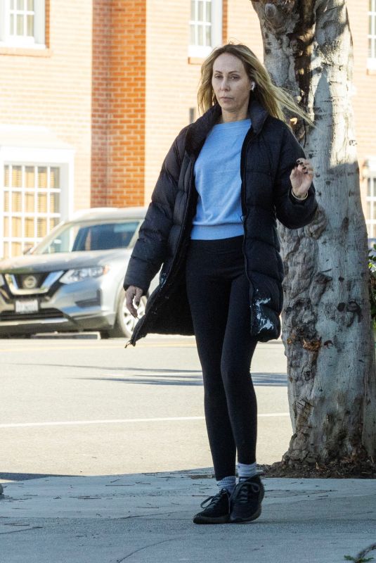 TISH CYRUS Out and About in Toluca Lake 10/31/2024