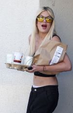 TORI SPELLING Out on Halloween With Her Daughter STELLA in Los Angeles 11/01/2024